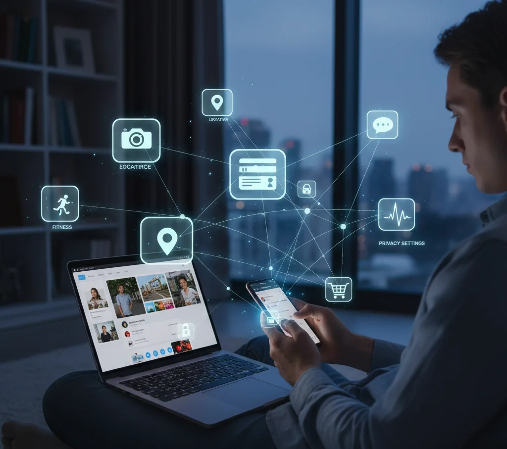 Active Digital Footprints