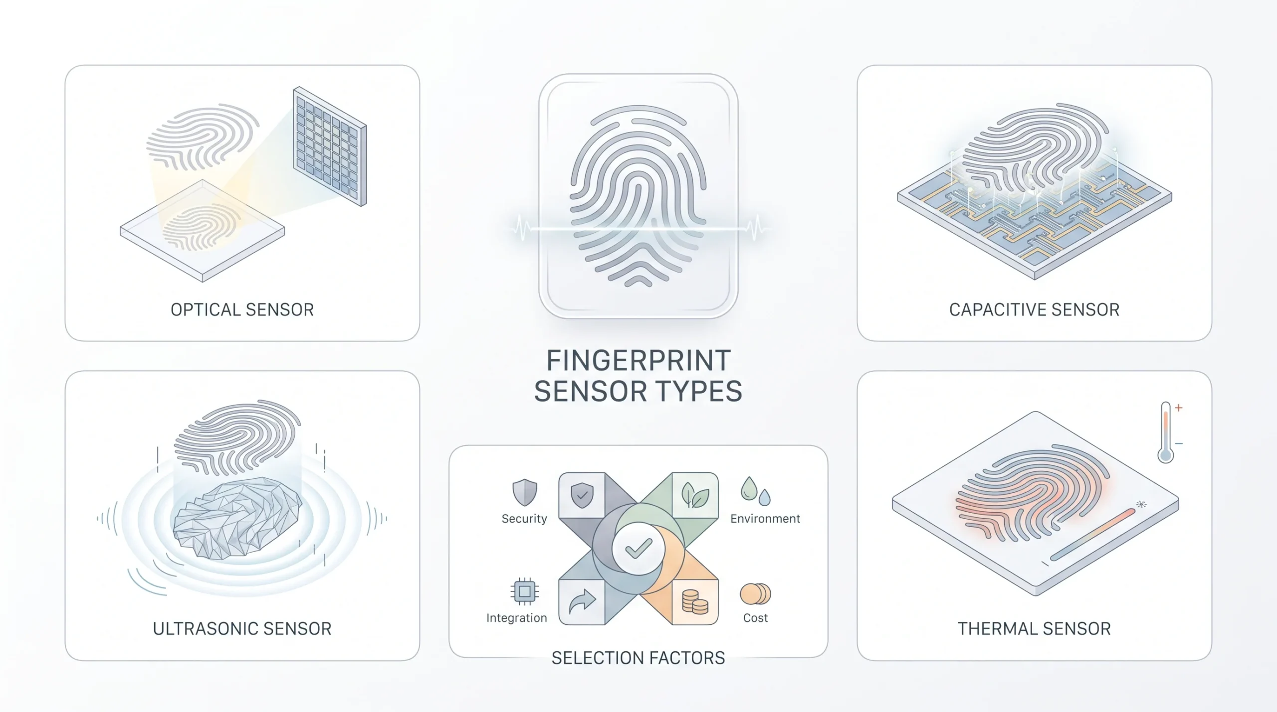 Comparison of Fingerprint Sensor Types