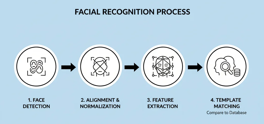 The Four-Step Facial Recognition Process