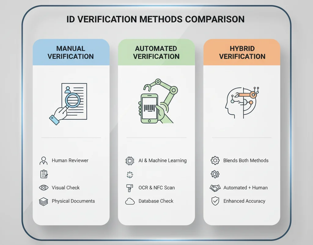 Three Main Types of ID Verification Methods
