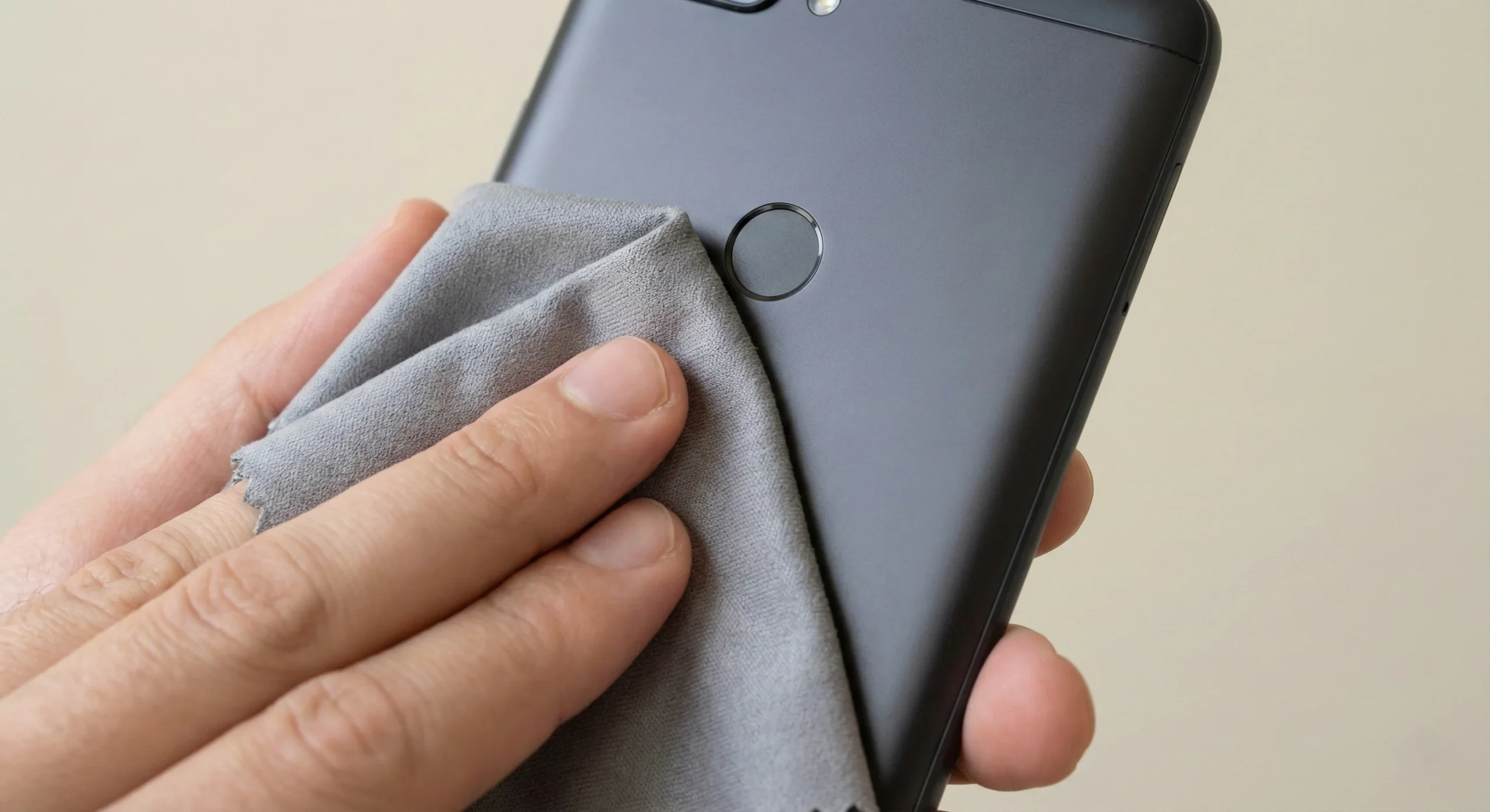 Clean the Fingerprint Sensor Surface Regularly