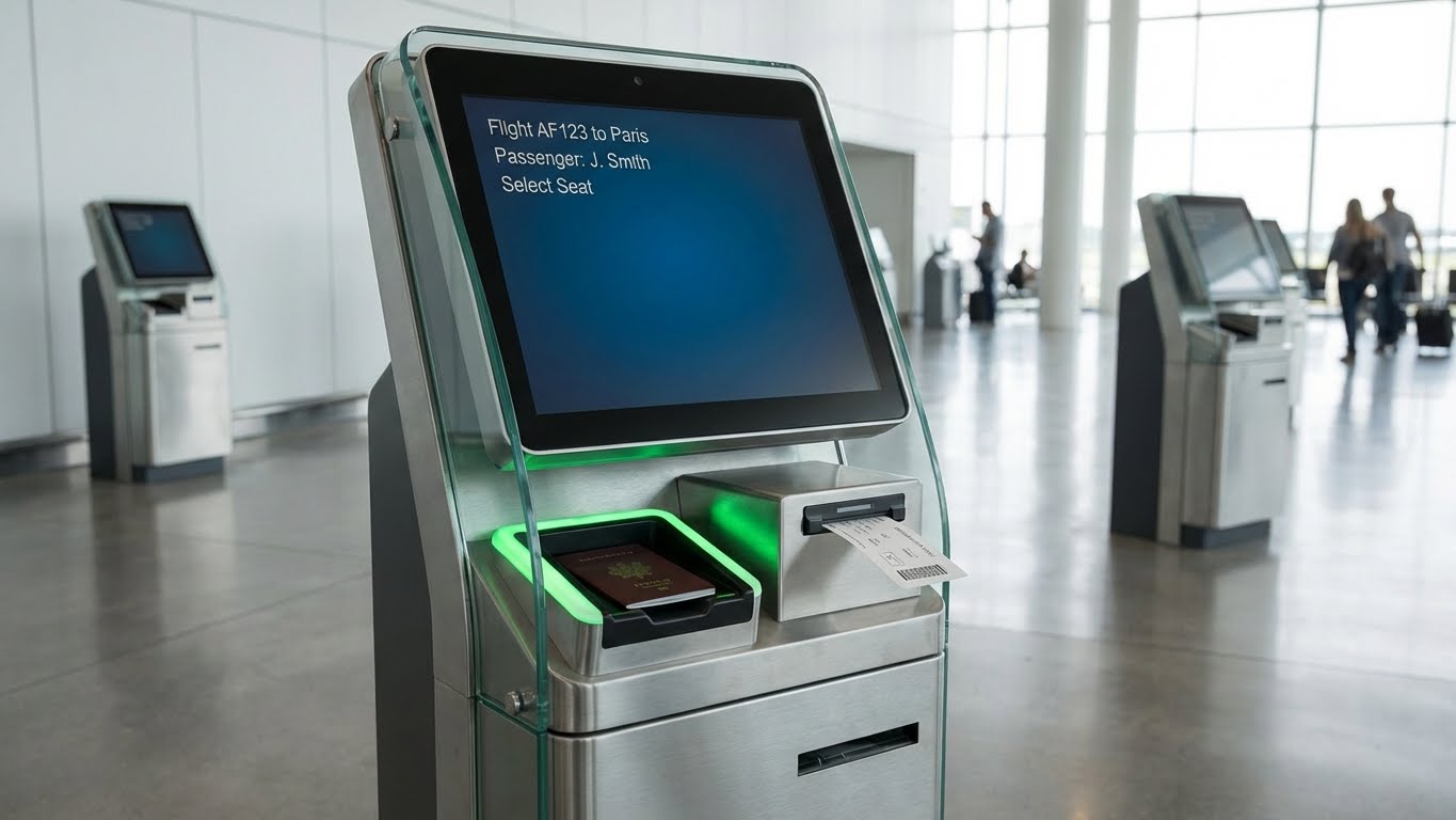 How Airport Self-Check-In Kiosks Work
