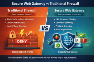 Secure Web Gateway vs Traditional Firewall