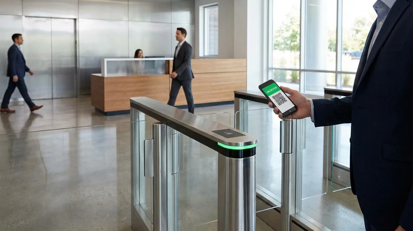 How QR Code Access Control Works in Real Life