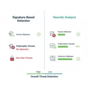Traditional Virus Detection vs Heuristic Analysis
