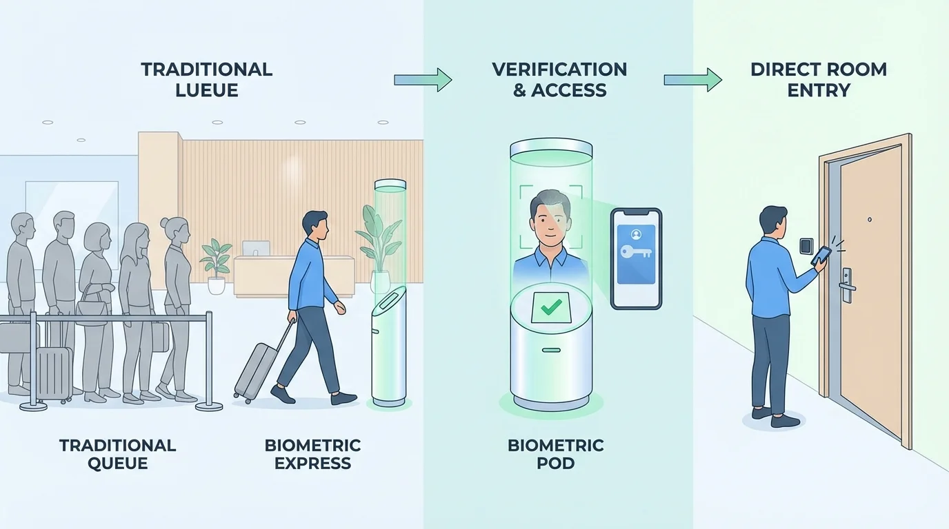 Eliminates Key Card Management