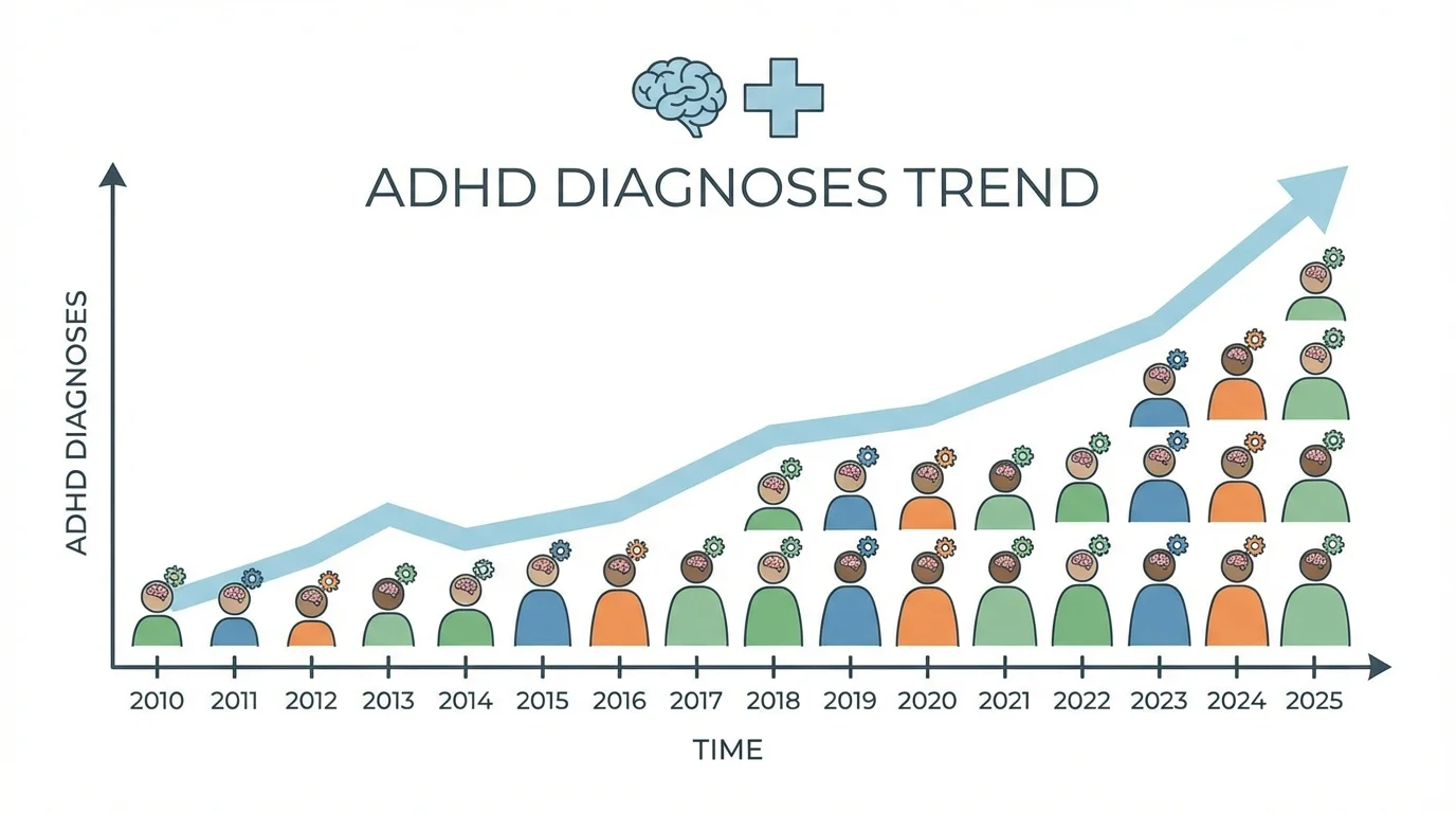 ADHD Diagnosis in the UK A Rapid Rise